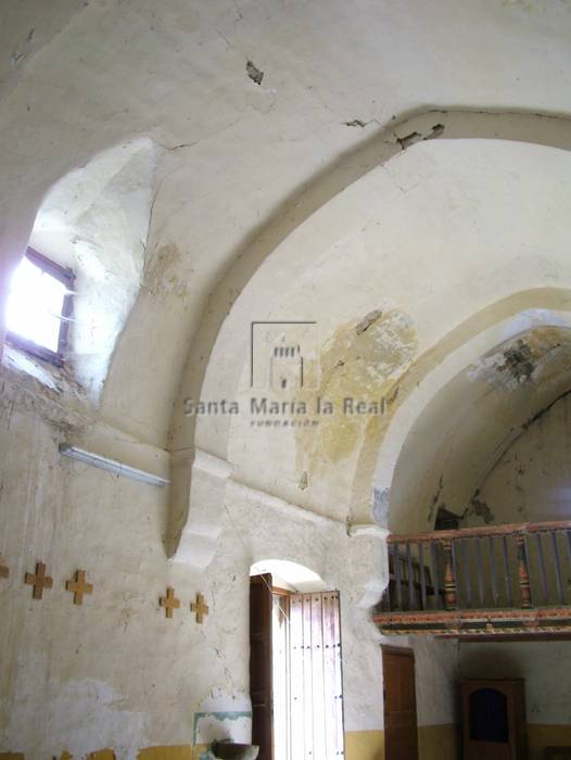 Detalle de las bóvedas del coro desde la cabecera Detalle de las bóvedas del coro desde la cabecera