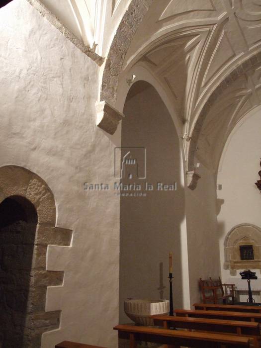 Detalle del interior.Muro norte
