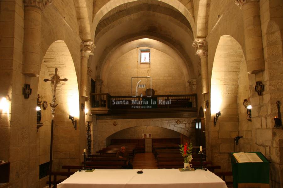 Vista interior desde la cabecera