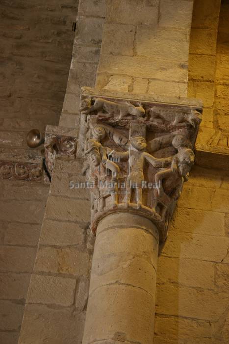 Capitel del arco triunfal. Figurativo