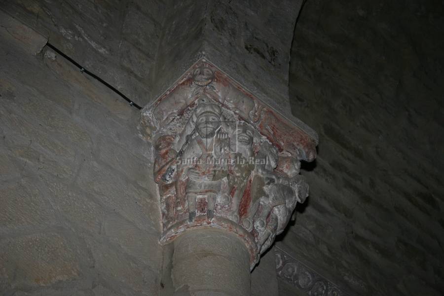 Capitel del arco triunfal. Figurativo