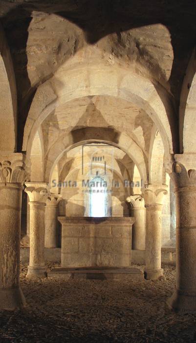 Vista interior de la cripta