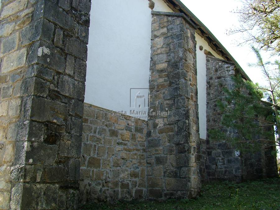Vista exterior de la fachada norte