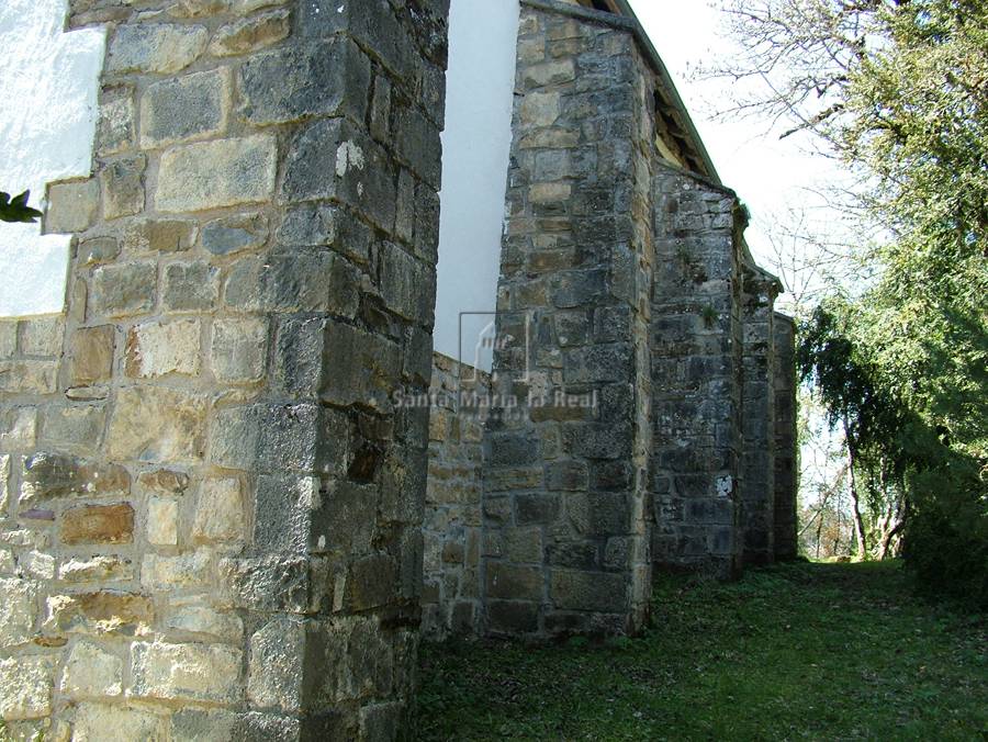 Vista exterior de la fachada norte