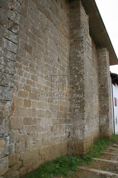Exterior de la fachada norte