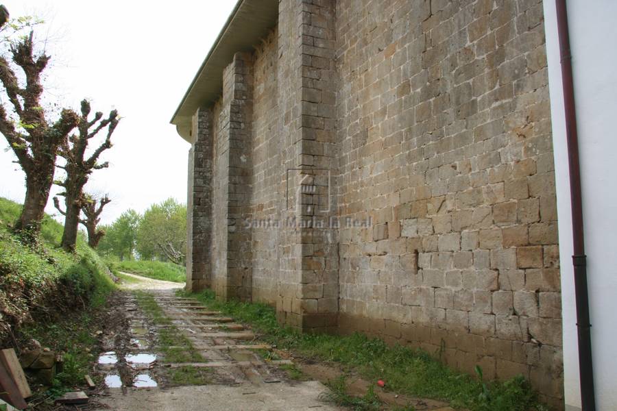 Exterior de la fachada norte