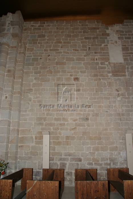 Detalle interior de la fachada sur