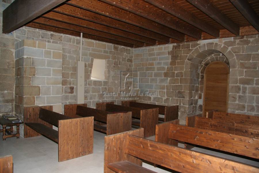 Vista interior de los pies de la Ermita