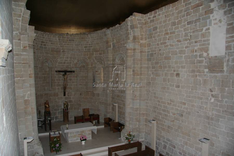Vista interior desde la cabecera