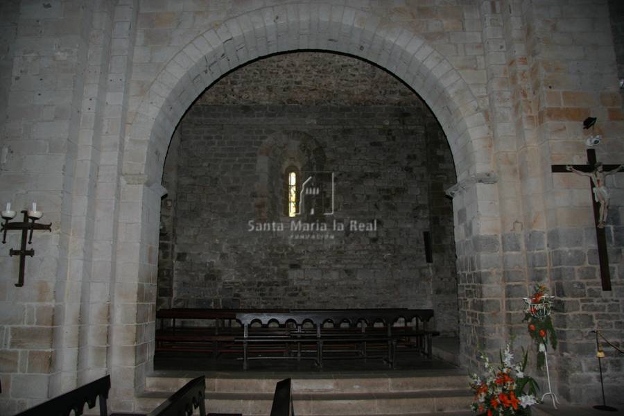 Vista interior de la nave sur