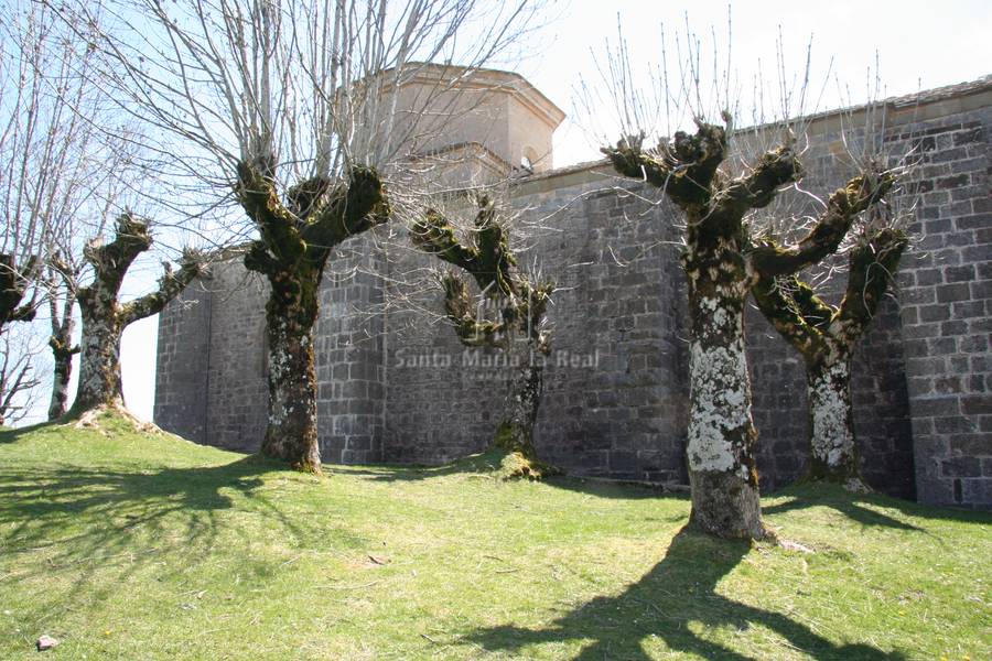 Vista exterior de la fachada norte