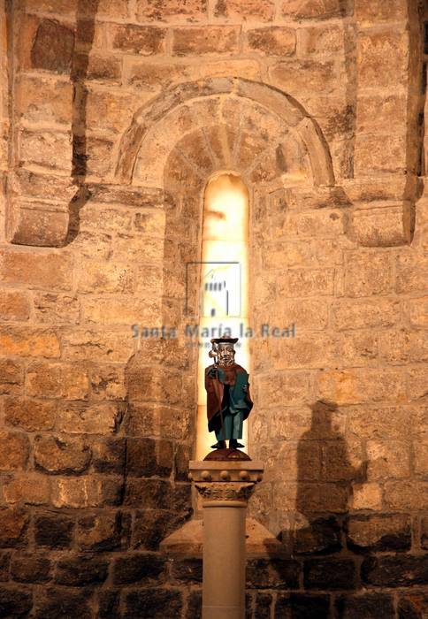 Detalle interior del vano axial