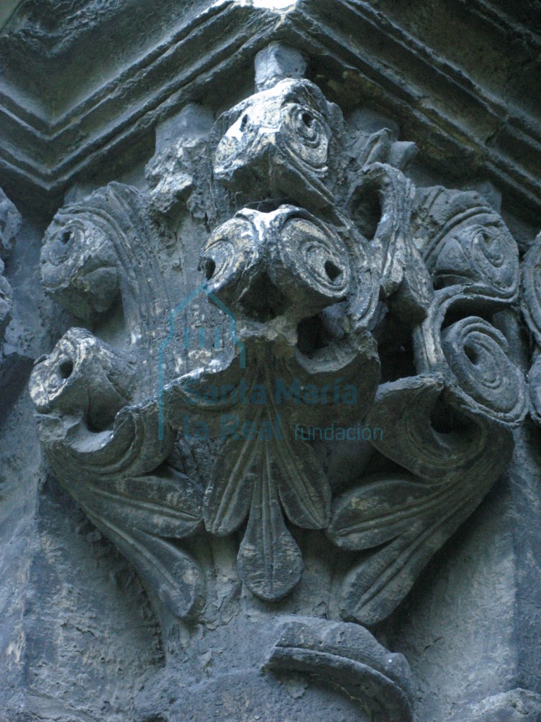 Capitel de la portada occidental