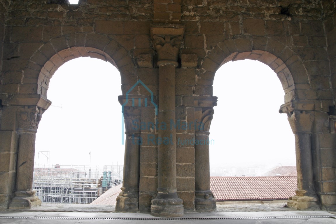 Detalle de las arquerías