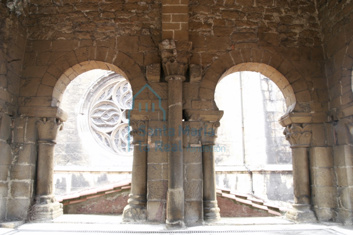 Detalle de las arquerías