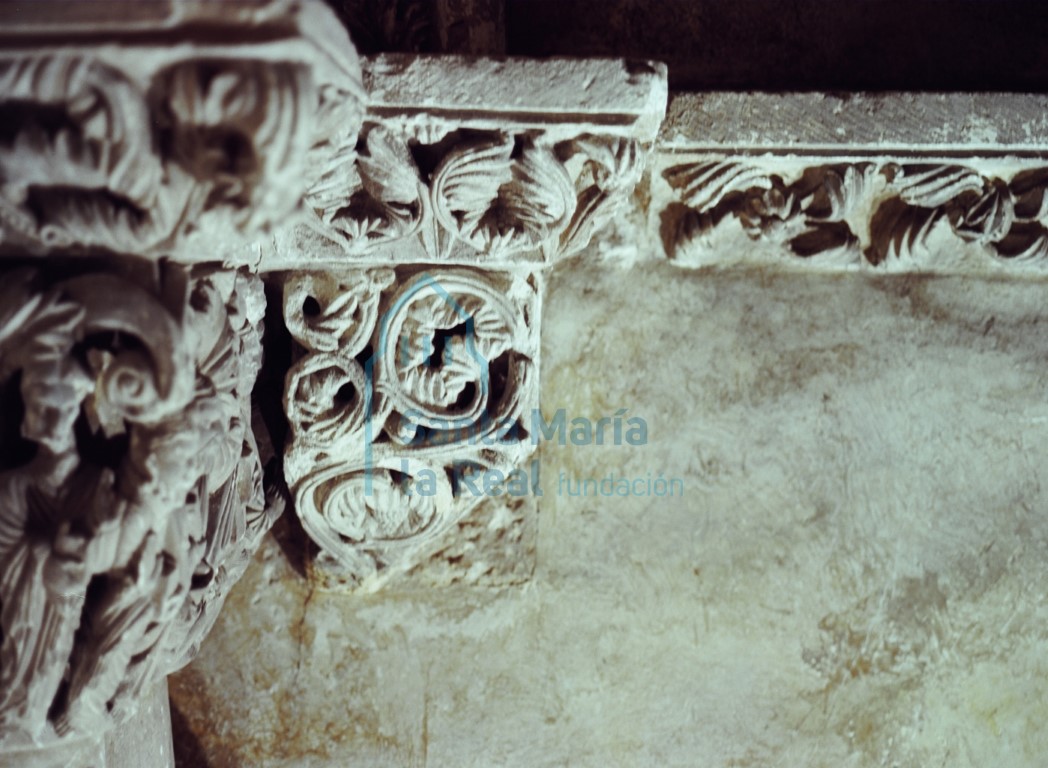 Detalle del capitel de la Asunción