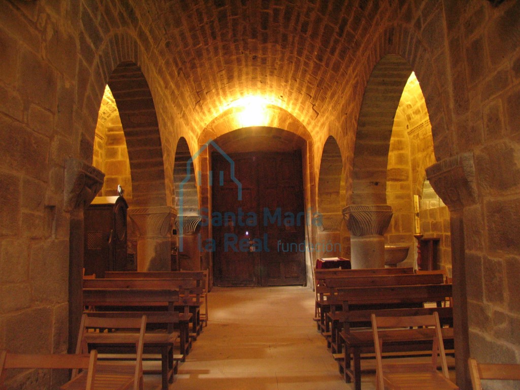 Vista general del pórtico