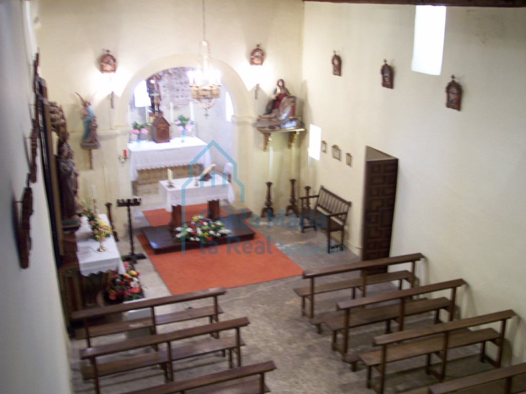 Vista del interior desde el coro