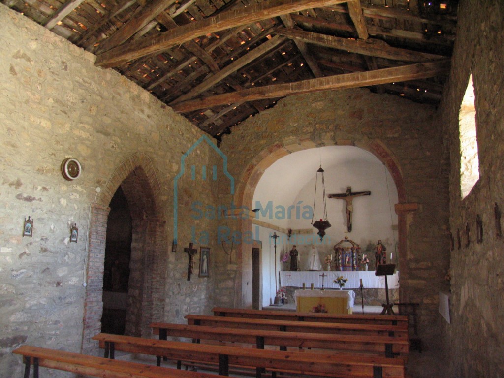 Interior desde los pies