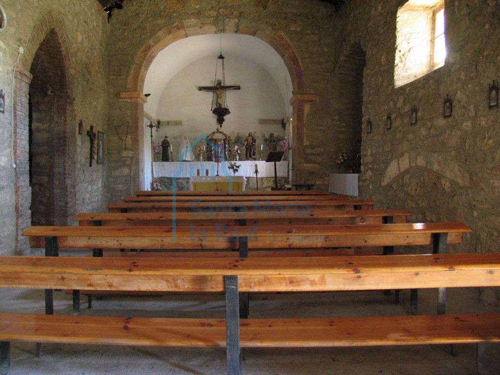 Interior desde los pies