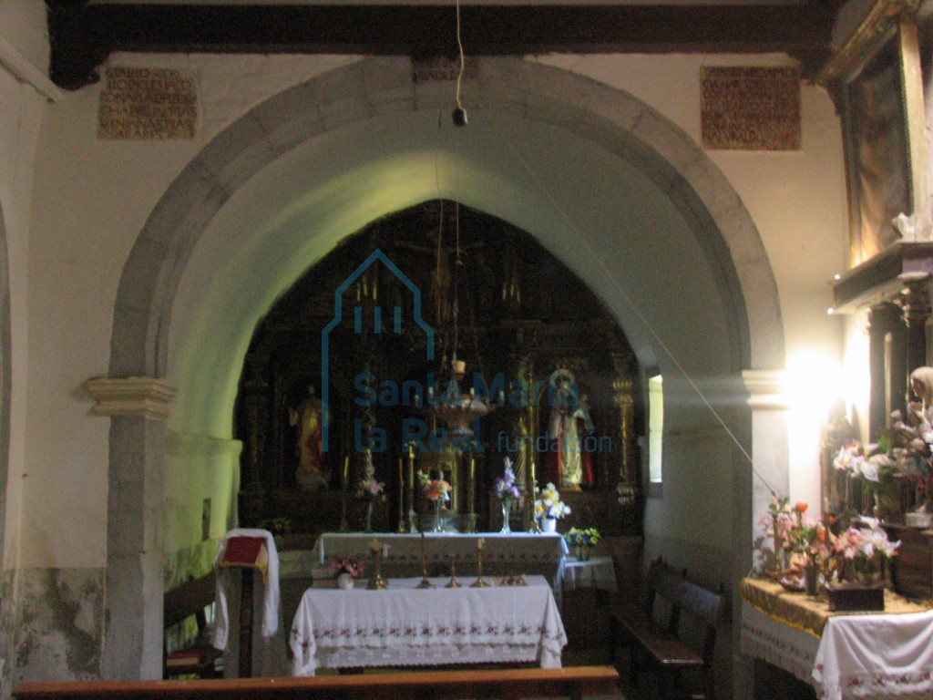 Vista del arco triunfal