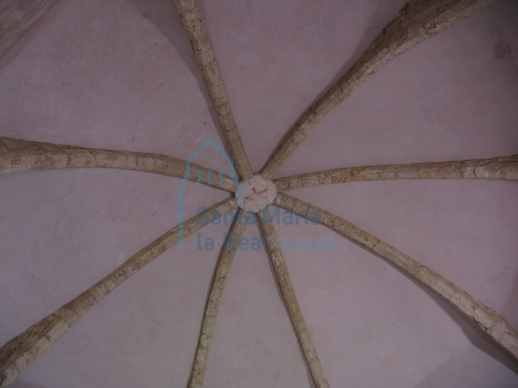 Bóveda de crucería de la nave