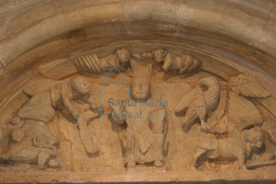 Tímpano de la portada occidental