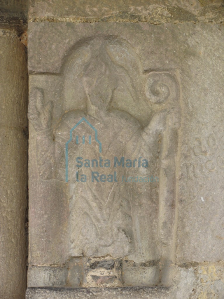 Escenas de la jamba derecha de la portada meridional