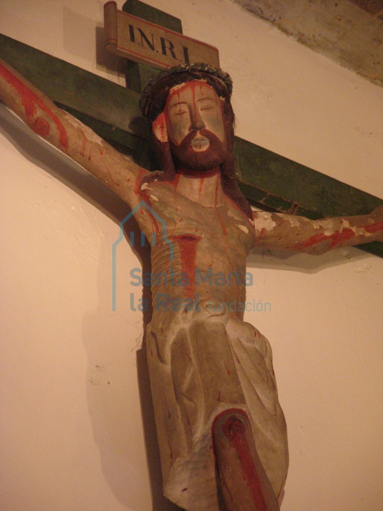 Detalle del Cristo de Limanes