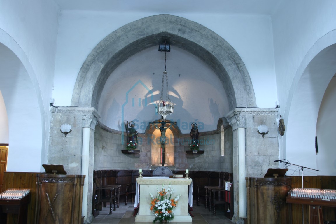 Interior del ábside