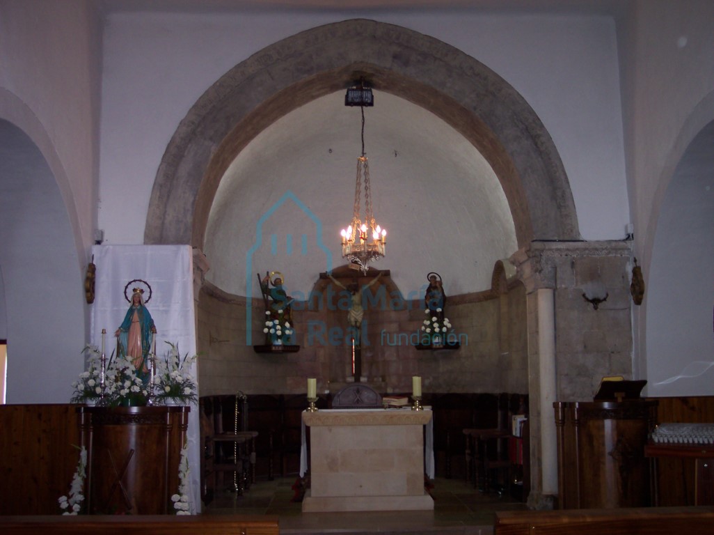 Interior del ábside