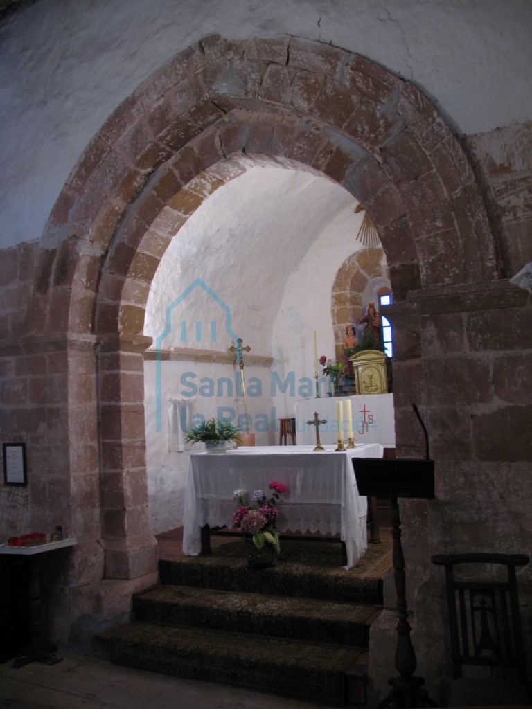 Vista del arco triunfal