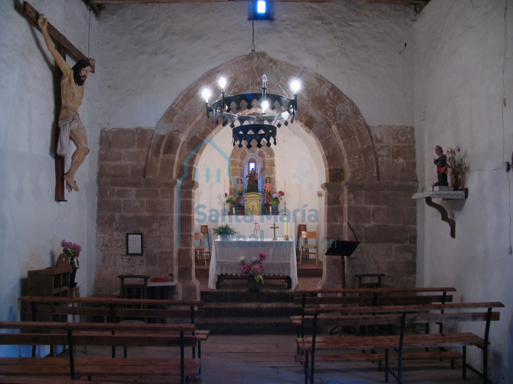 Interior de la capilla