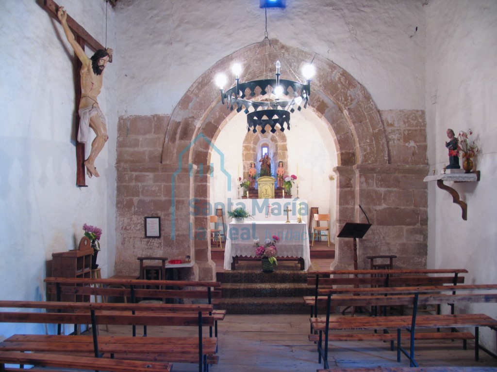 Interior de la capilla