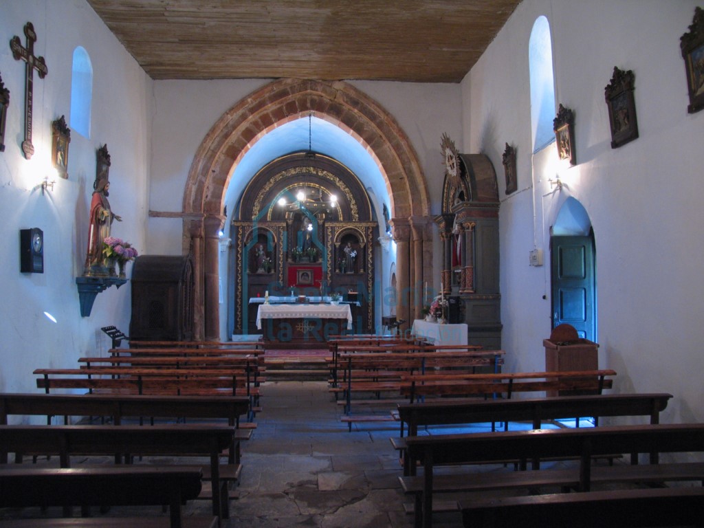 Interior de la iglesia