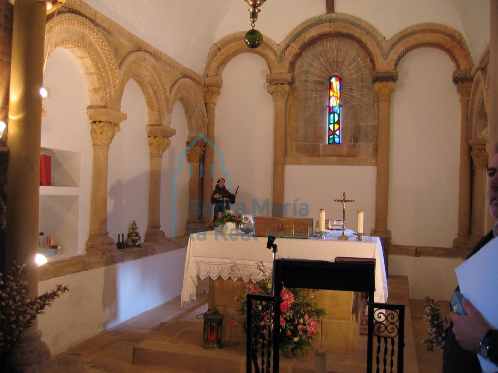 Interior de la capilla mayor