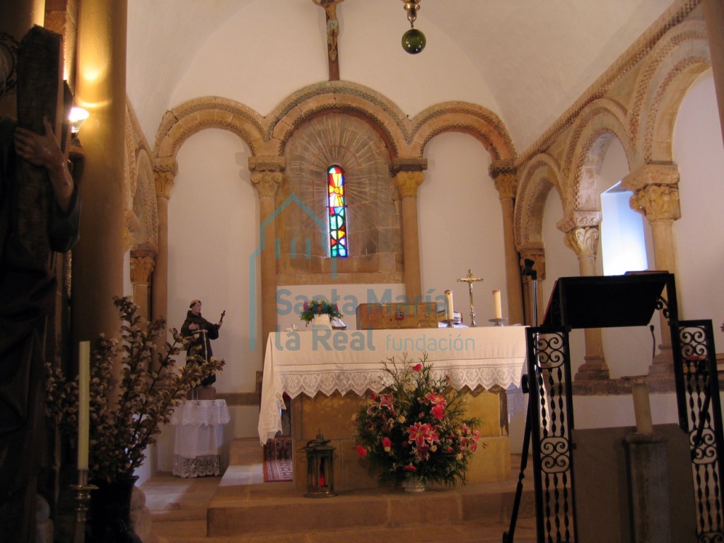 Interior de la capilla mayor