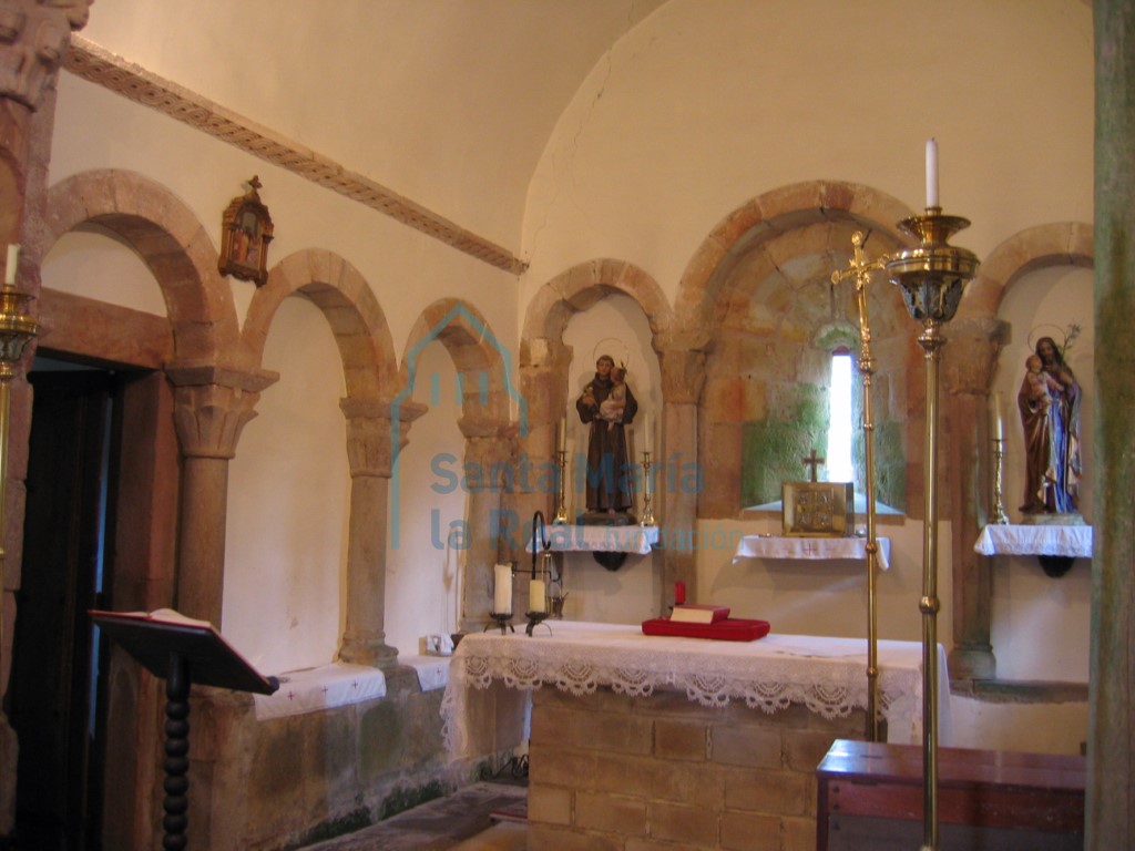 Interior de la capilla mayor