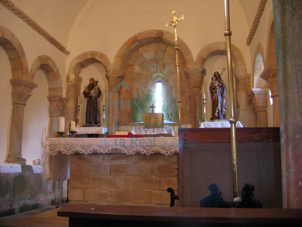 Interior de la capilla mayor
