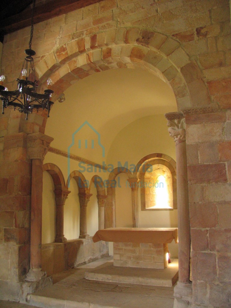 Interior de la capilla mayor