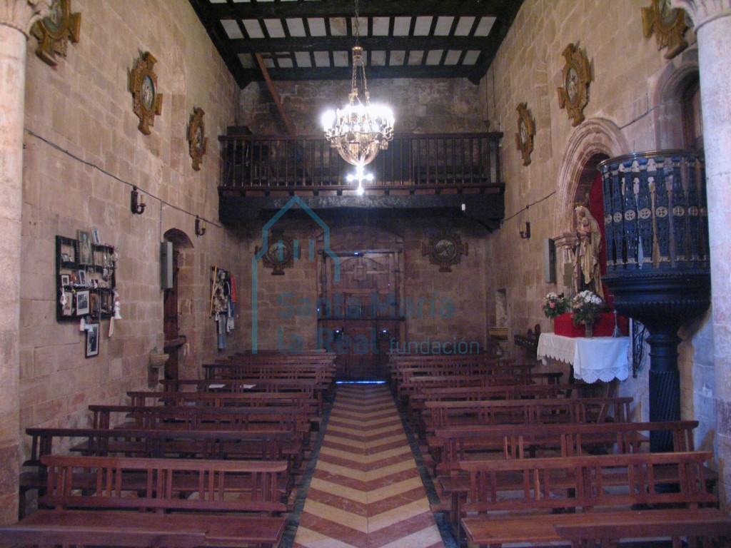 Vista de la nave desde el altar Vista de la nave desde el altar