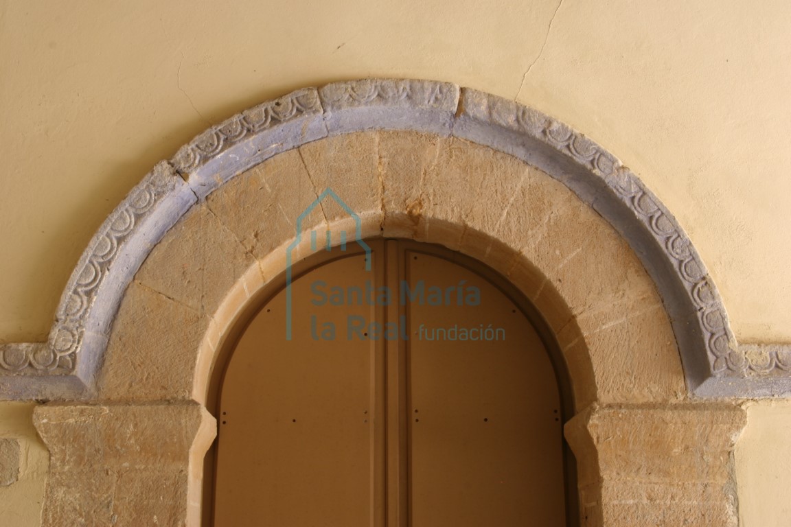 Detalle de la portada occidental