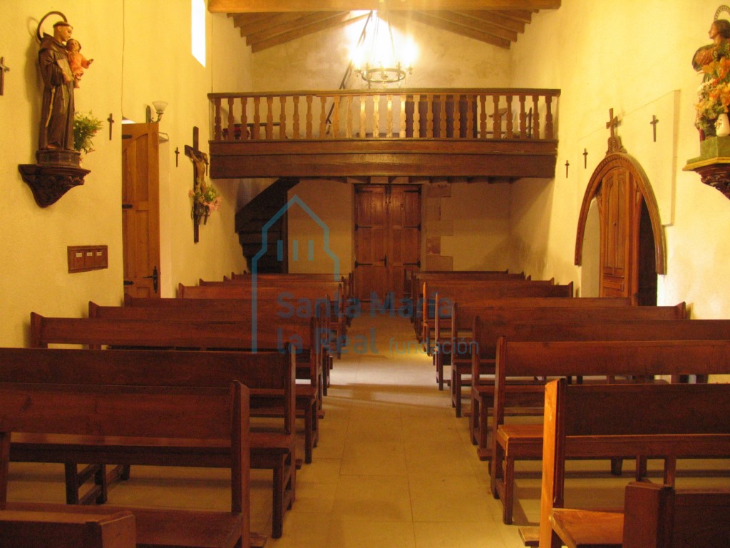 Interior desde el ábside