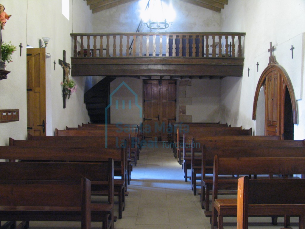 Interior desde el ábside