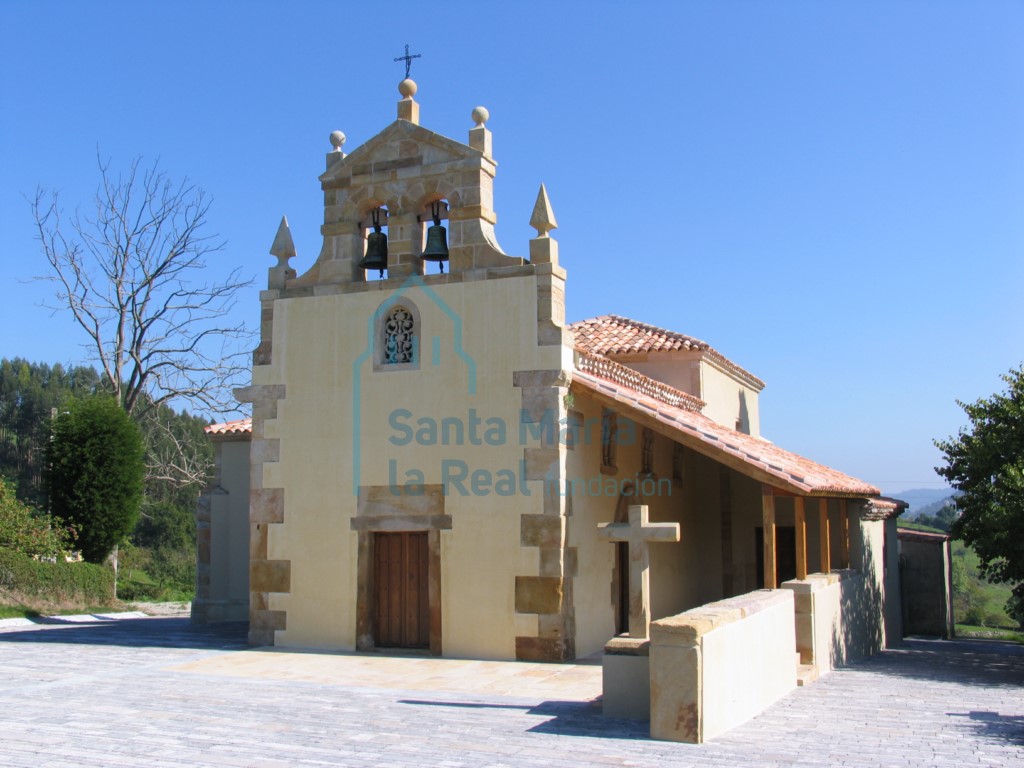 Vista exterior desde el oeste