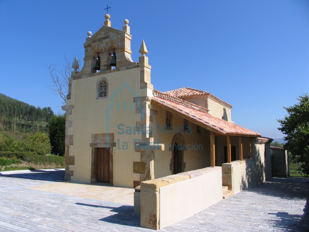 Vista exterior desde el oeste