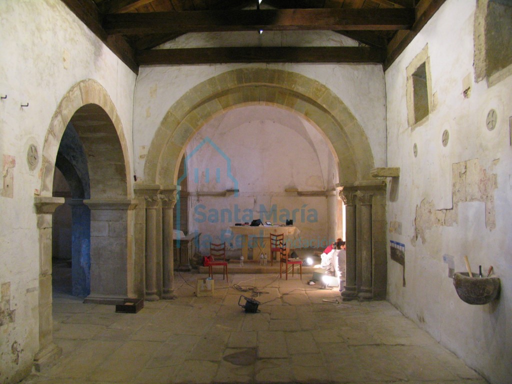 Interior de la iglesia