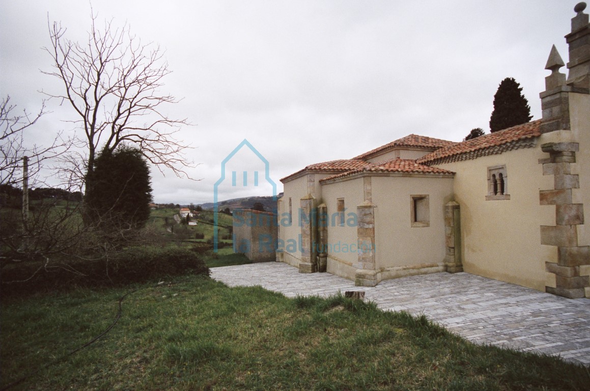 Exterior de la fachada norte