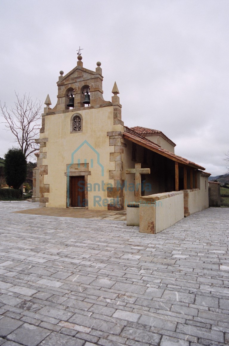 Vista exterior desde el oeste