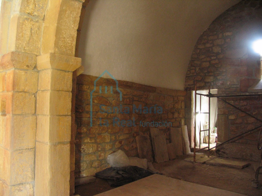 Detalle del interior de la cabecera
